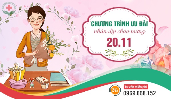Ưu đãi chào mừng ngày 20-11 của phòng khám đa khoa